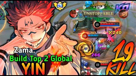 19KILLS UNSTOPPABLE Yuji Itadori Yin One Shot Combo Top 2 Global