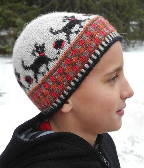 Childs Dog Hat Pattern By Lori Ihnen Fair Isle Knitting Patterns