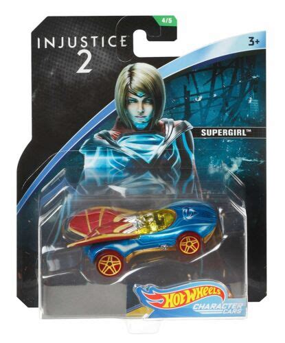 Hot Wheels 2018 Dc Comics Injustice 2 Supergirl Character Car Ebay