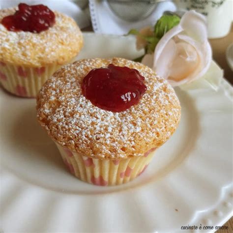 Muffin Dolce Alla Marmellata Impasto Soffice Cucinare Come Amare