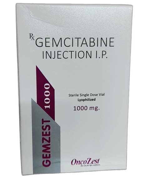 Gemzest Gemcitabine Injection Ip Oncozest Mg At Box In