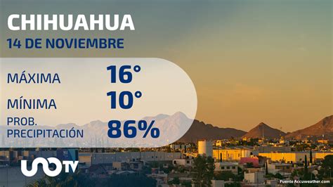 Clima En Chihuahua Para El 14 De Noviembre De 2023 Unotv