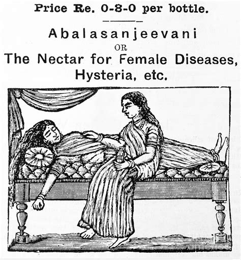 Ayurvedic Medicine Female Hysteria Photograph By Wellcome Images