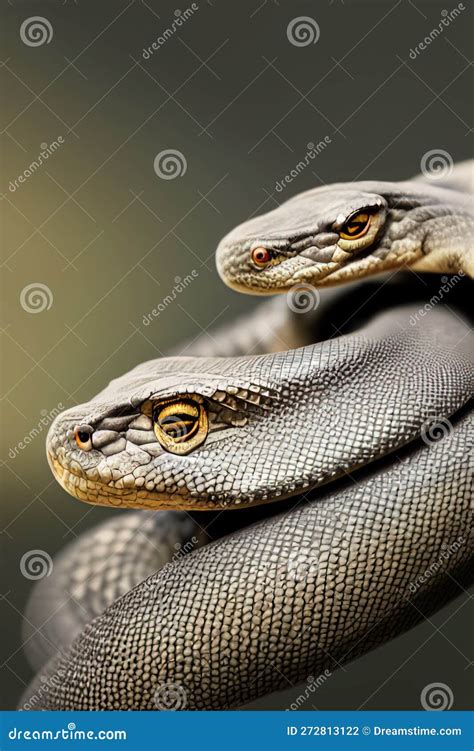 Pygmy Python Animal Ai Generated Stock Illustration Illustration Of