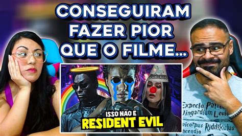 React Viajante GalÁctico O Resident Evil Da Netflix 😡😤 Youtube