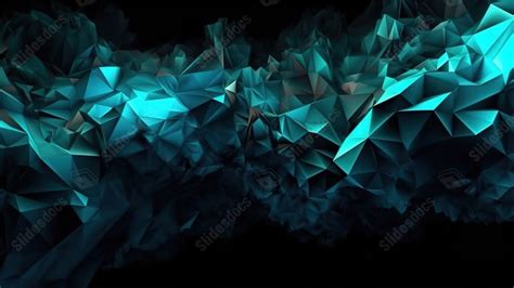 4k Animated Animation Of Blue Triangles Powerpoint Background For Free ...