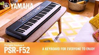 Yamaha PSR F52 Teclado Musik Produktiv