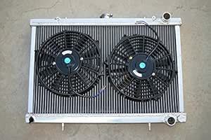 Amazon 3 ROW 52MM Aluminum Radiator Fans FOR 1989 1994 1990 1991