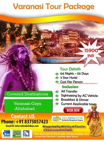 04 Night 05 Days Varanasi Tour Package In New Delhi ID 26537876791