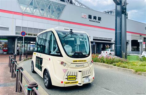 福岡市の一般公道で自動運転バス実証走行、試乗会も開催 8月24 28日 レスポンス（responsejp）