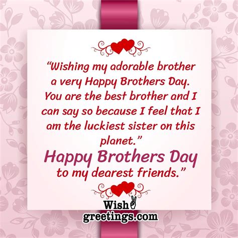 Top 999 Brothers Day Wishes Images Amazing Collection Brothers Day Wishes Images Full 4k