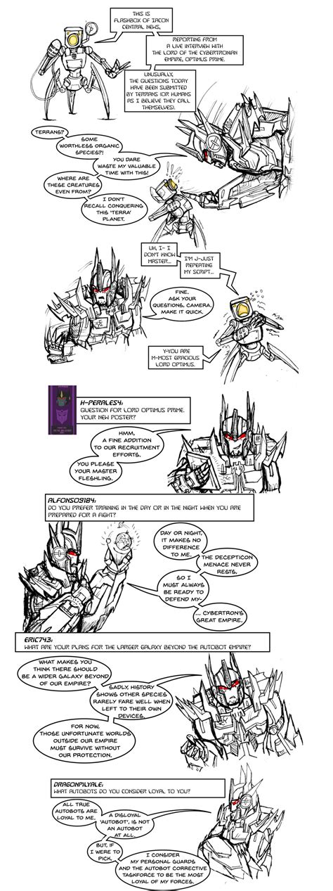 Ask Optimus Prime Sg Part 1 By Soundbluster On Deviantart