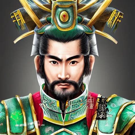 Portrait Of Liu Bei From Dynasty Warriors Ultra Stable Diffusion