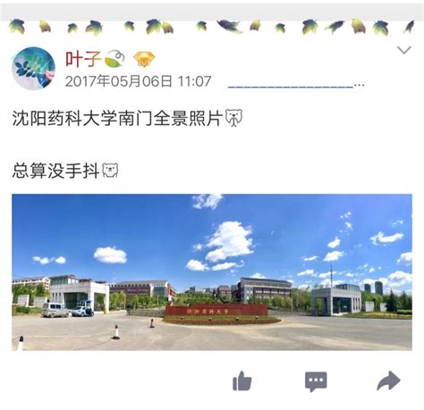 和沈药在一起的第三个秋天一直深爱着 沈阳药科大学