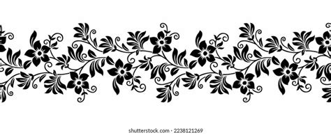 Flowers Black White Borders Photos, Images & Pictures | Shutterstock