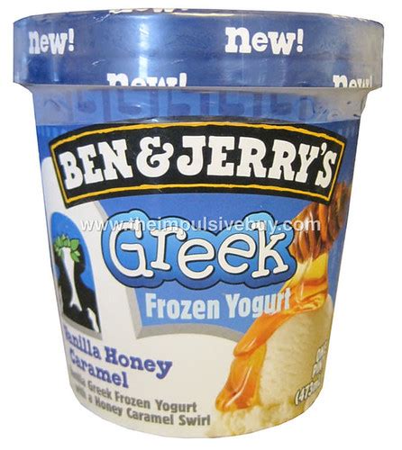 Review Ben And Jerrys Vanilla Honey Caramel Greek Frozen Yogurt The