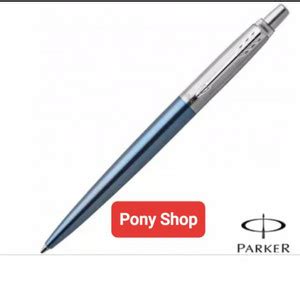 Jual Pulpen Parker Jotter New Waterloo Blue Ballpoint Original Free