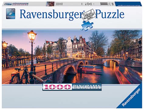 Ravensburger Puzzle Panorama Abend In Amsterdam Teile Puzzle