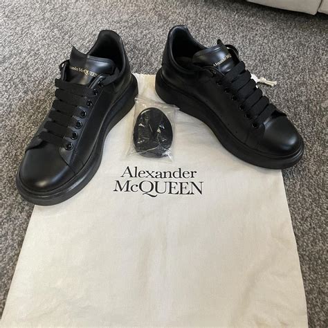 Genuine Alexander Mcqueen Mens All Black Trainers Depop