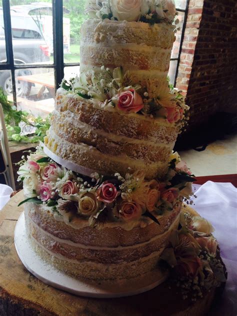 Topsy Naked Wedding Cake Teresa Yager Flickr