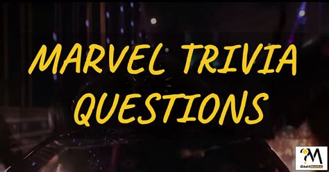 Marvel Trivia Questions And Answers Marvel Trivia Quiz QuesMania