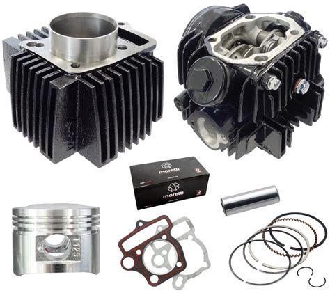 Cylinder i głowica Moretti do motoroweru 4T 125cc 154FMH WZMOTO PL 02