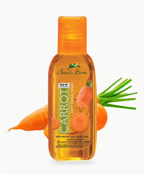 Carrot Soft Facial Wash Natures Beauty Creations Ltd Sustainable