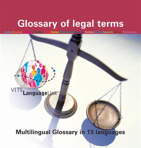 Glossary Of Legal Terms Glossary Of Legal Terms Multilingual Glossary