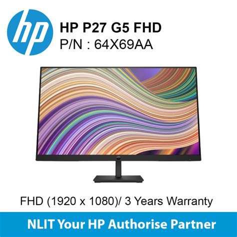 HP P27 G5 FHD Monitor 64X69AA Lazada