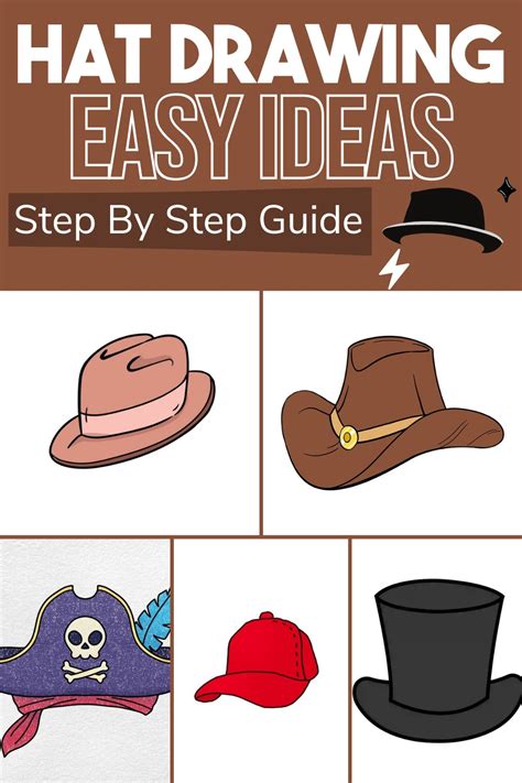 22 Hat Drawing Ideas - How To Draw A Hat - DIYnCrafty