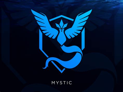 Mystic: Pokemon GO Team Logo [Vector Download] by Meritt Thomas on Dribbble