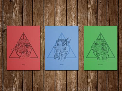 Harry Potter House Elves Print Collection