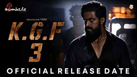 Kgf Chapter 3 Release Date Kgf Chapter 3 Trailer Kgf Chapter 3 Kgf 3 Trailer Kgf 3 Youtube