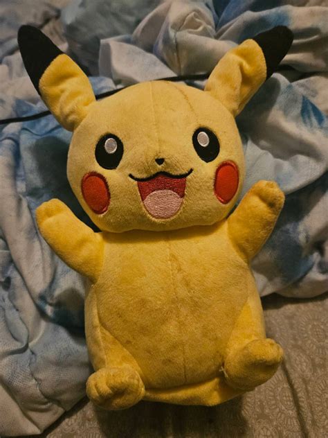 Old Interactive Pikachu Plush by frankialt on DeviantArt