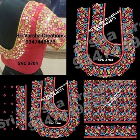 Simple Embroidery Designs Machine Embroidery Designs Cutwork Blouse