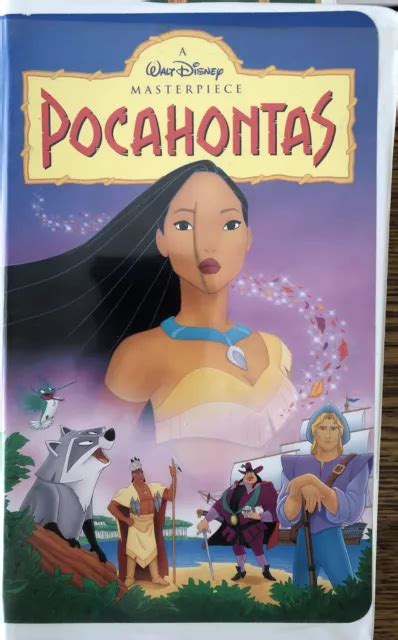 Pocahontas Vhs 1996 Walt Disney Masterpiece Collection Clamshell New