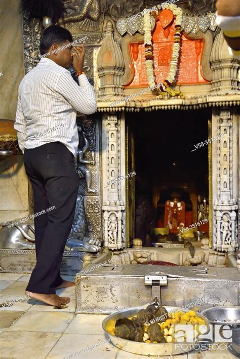 India Rajasthan Bikaner Region Deshnoke Karni Mata Temple Also