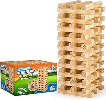 Hello Summer Vivo Technologies Giant Jumbo Tumbling Tower Wooden Blocks