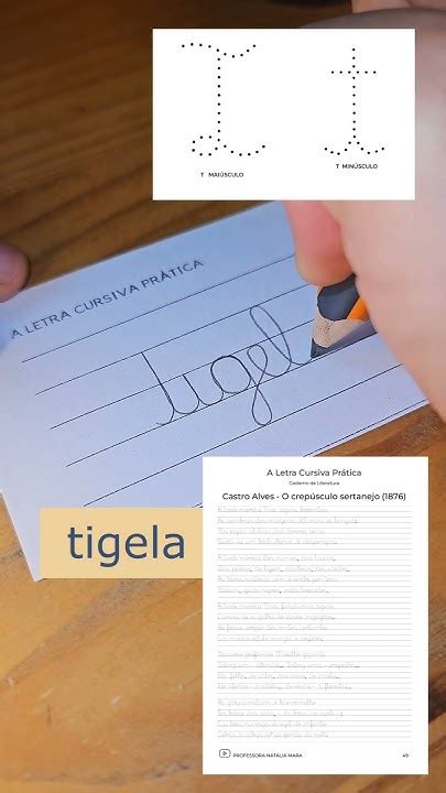 Como Se Escreve Tigela - Como se escreve tigela usando A LETRA CURSIVA PRÁTICA? - YouTube