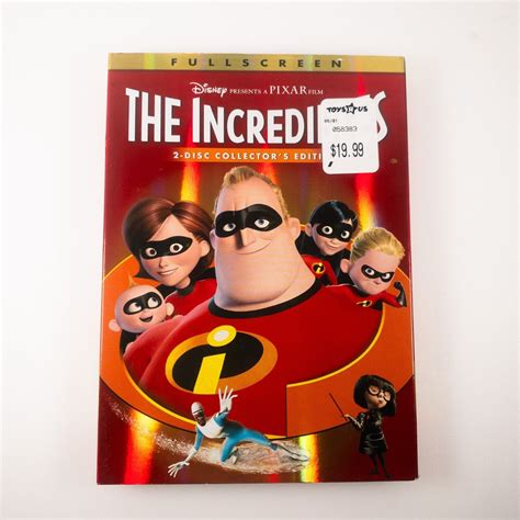 The Incredibles Dvd Disc Set Fullscreen Collector S Edition Dvds