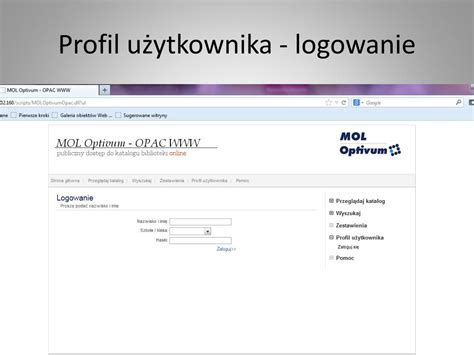 PPT INSTRUKCJA OBSŁUGI ELEKTRONICZNEGO KONTA CZYTELNIKA PowerPoint