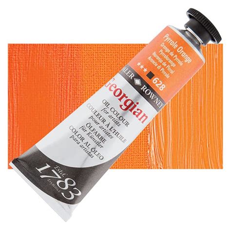 Pyrrole Orange Daler Rowney Georgian Oil Ml Hillcrest Art Supplies