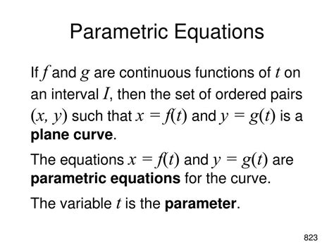 Ppt Mat Precalculus Algebra Section Parametric Equations