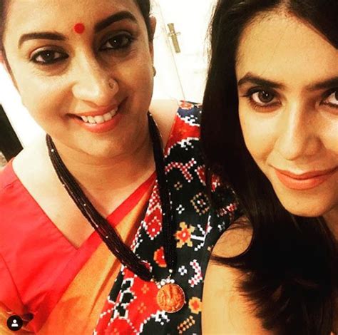 Smriti Irani S Gesture For Ekta Kapoor S Son Ravie Kapoor Makes Her The Most Loved Maasi