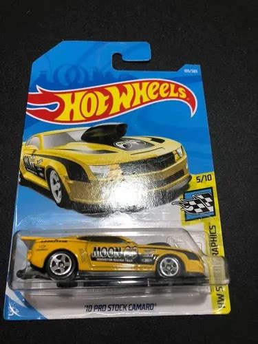 Hot Wheels Hw Speed Graphics 10 Pro Stock Camaro Amarelo MercadoLivre