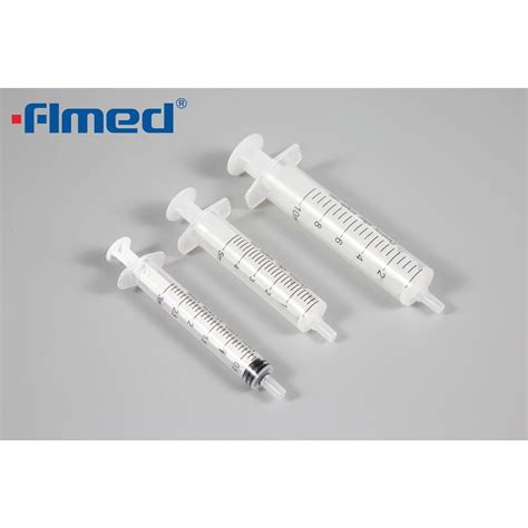 Medical Disposable Single Use Sterile 2 Part Syringe With Needle