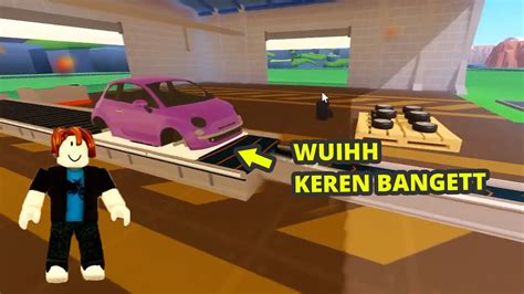 Jadi Bos Pabrik Mobil Sehari Di Game Roblox Car Factory Tycoon Youtube