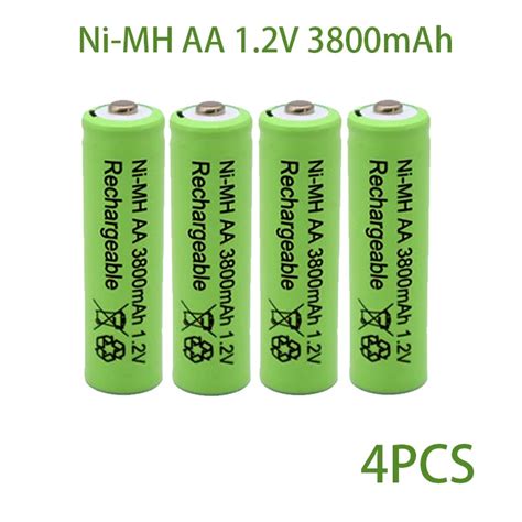 Neue Aa V Mah Batterie Ni Mh Wiederauf Ladbare Batterie F R