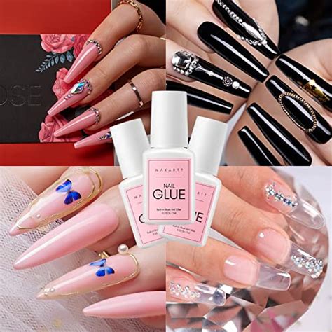 Super Strong Nail Glue Remover Kit Brush On Ultimate Adhesive Makartt