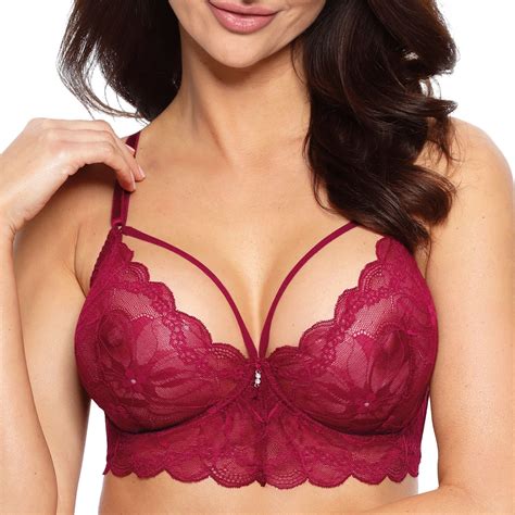 Soutien Gorge Bustier Charlize Dark Red De Lingerie Gorteks